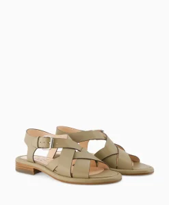 New Sandaal Zonder Hak Alison Multi Khaki Dames Sandalen