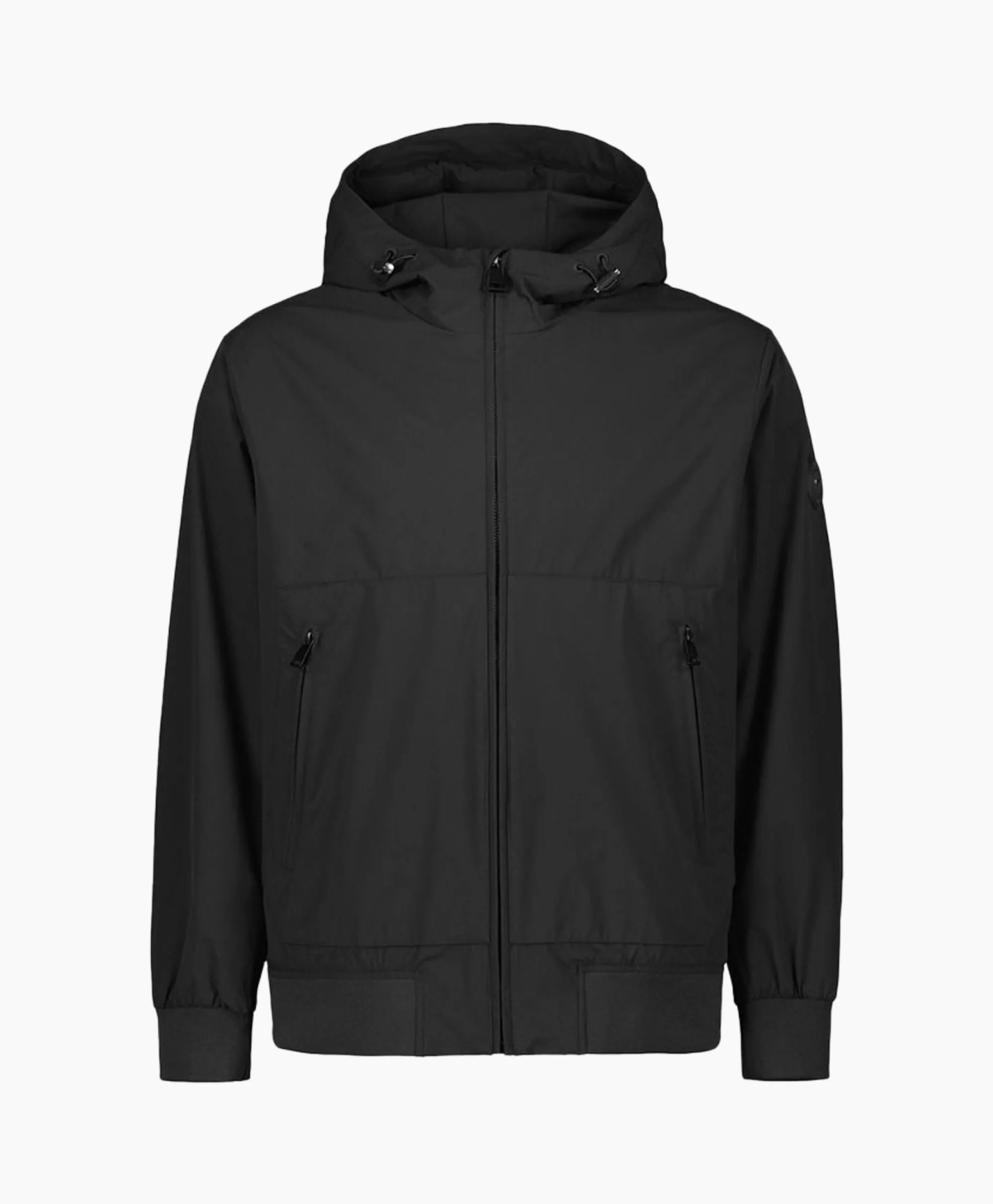 New Jack Hooded Four-Fay Stretch Zwart Heren Jassen