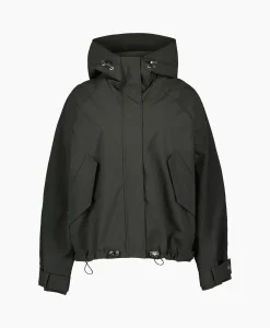 New Jack Oversized Softshell Zwart Dames Jassen