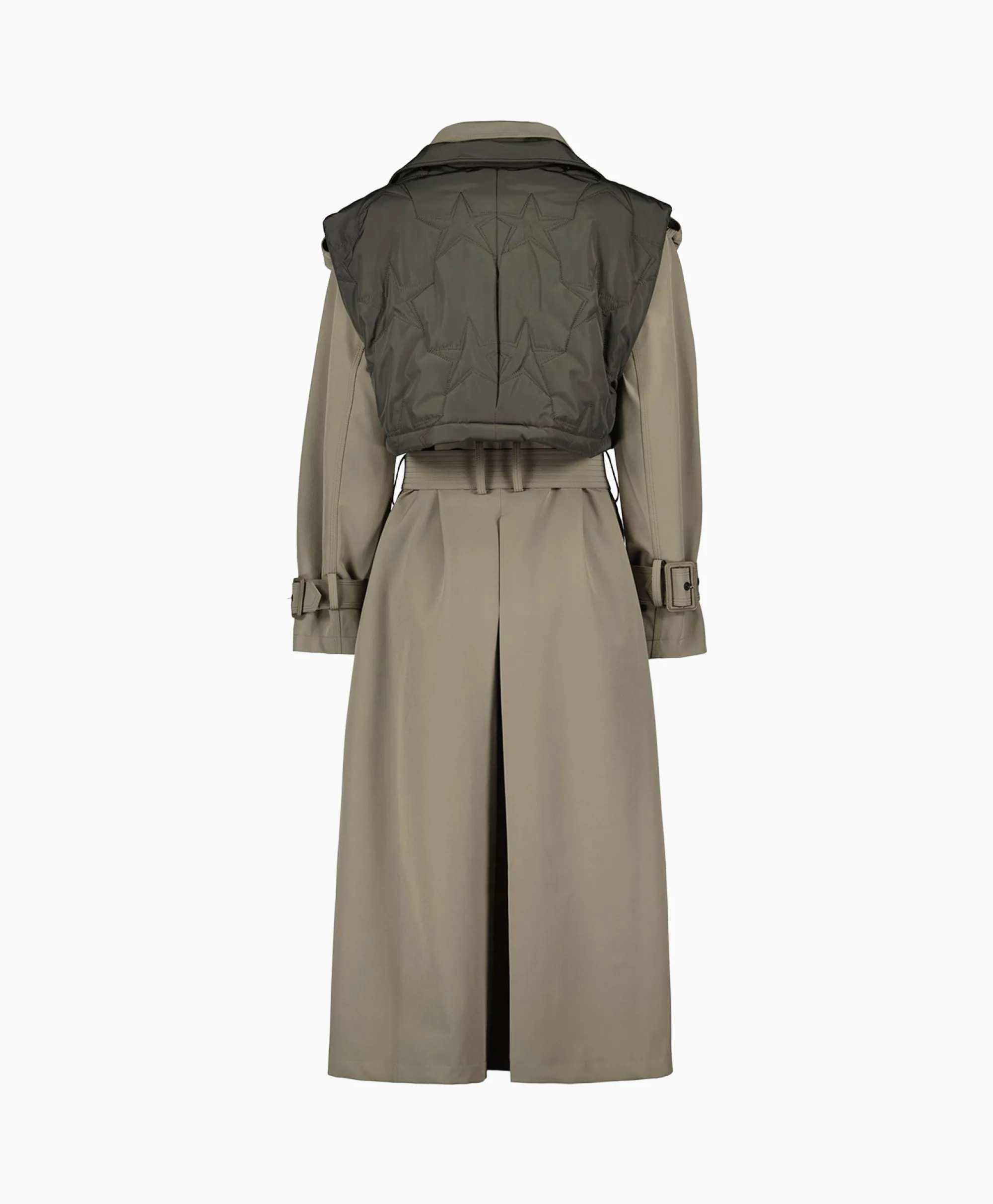 Outlet Trenchcoat Body Warmer Trench Khaki Dames Jassen