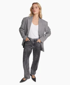 Alix The Label Blazer Woven Special Checked Zwart*Dames Blazers