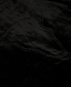 Sale Bomberjack Ladies Woven Oversized Velvet Zwart Dames Jassen