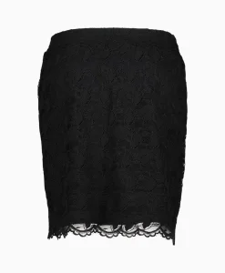 Online Minirok Ladies Woven Lace Mini Zwart Dames Rokken
