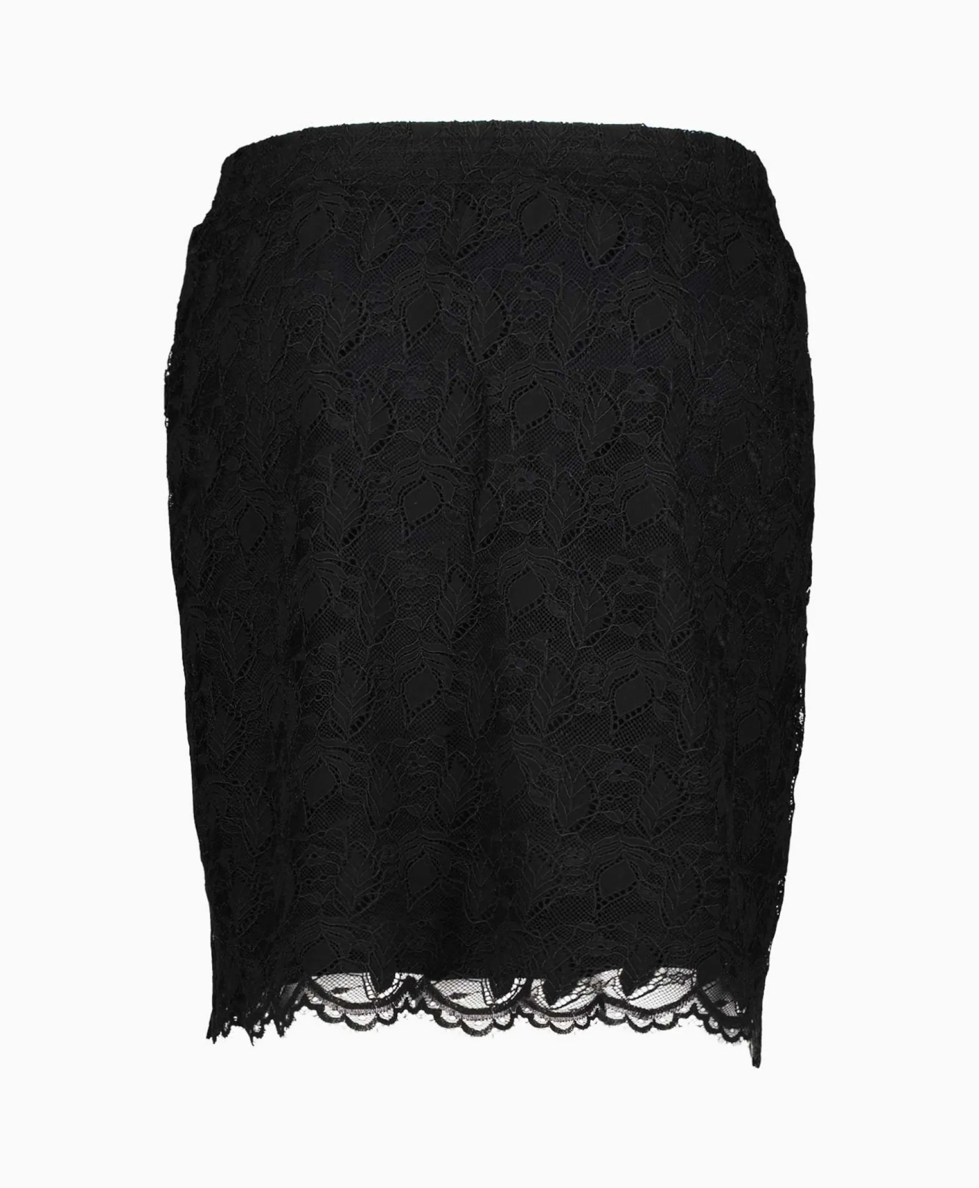 Online Minirok Ladies Woven Lace Mini Zwart Dames Rokken