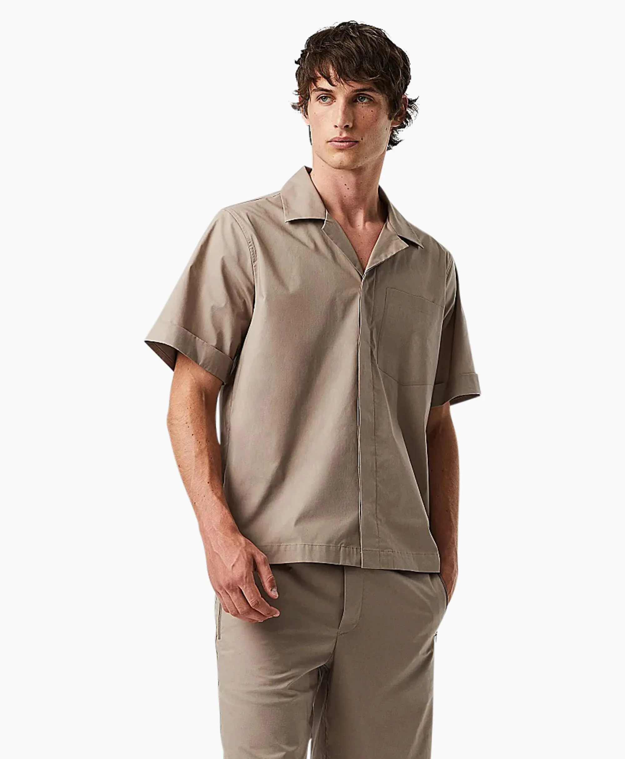 Clearance Overhemd Welsh Zand Heren Overhemden