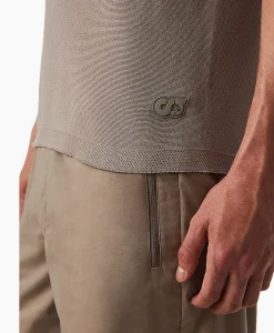 Alpha Tauri T-Shirt Korte Mouw Fosos Zand*Heren T-Shirts