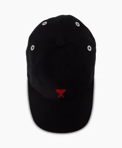 Ami Paris Hoed/Pet Adc Embroideryzwart*Heren Petten