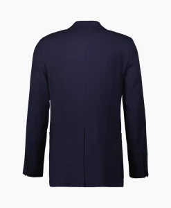 New Jack Two Buttons Wool Viscose Twill Donker Blauw Heren Jassen