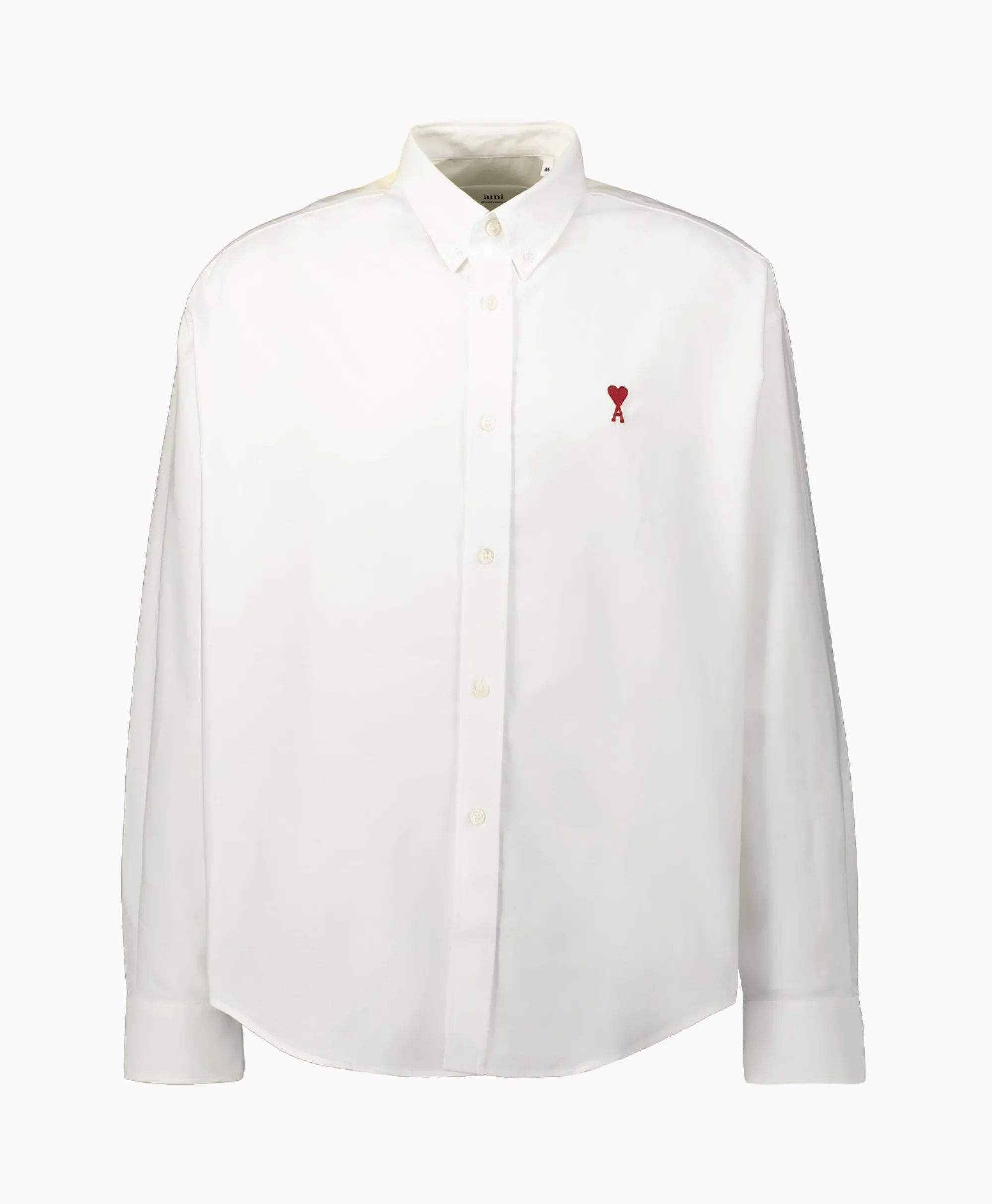 Outlet Overhemd Boxy Fit Wit Heren Overhemden