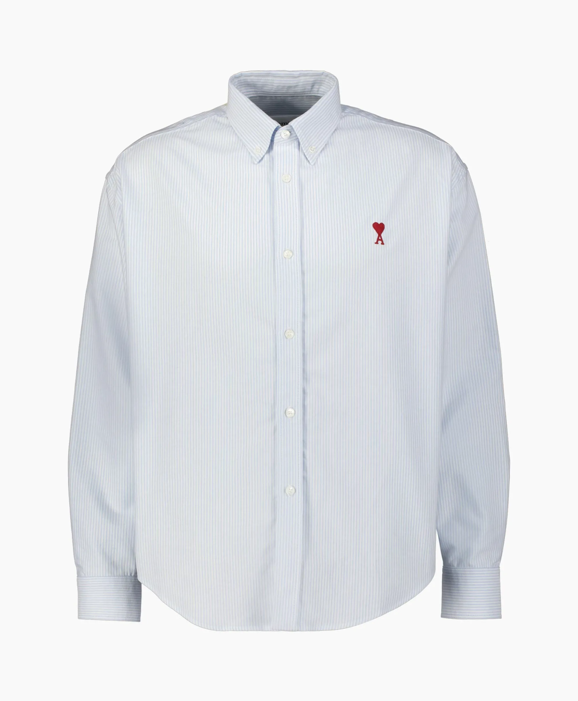 Sale Overhemd Boxy Fit Licht Blauw Heren Overhemden