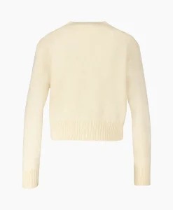 Ami Paris Vest Red Adc Cardigan Beige*Dames Vesten