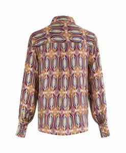 Clearance Blouse 32A05-03313 Beige Dames Blouses