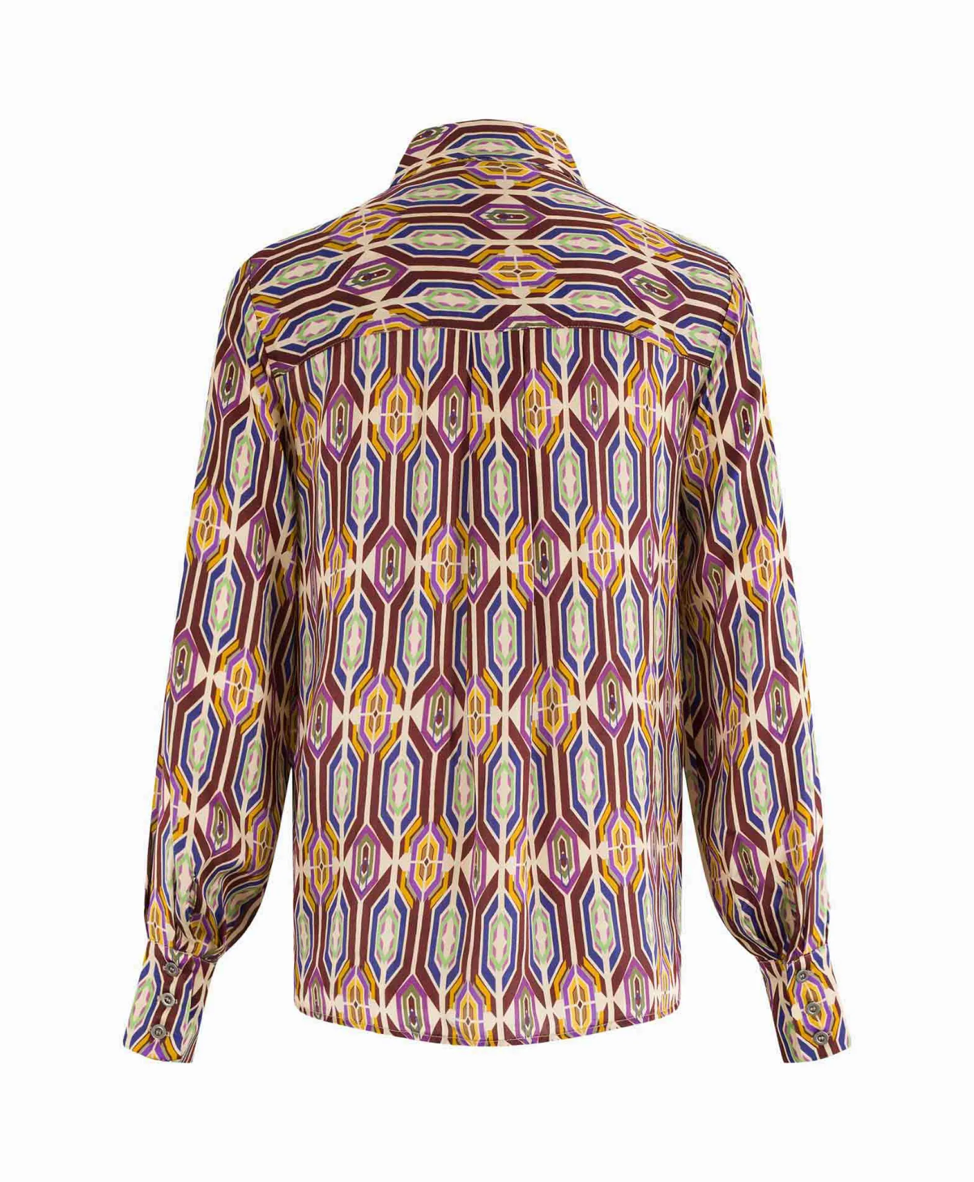 Clearance Blouse 32A05-03313 Beige Dames Blouses