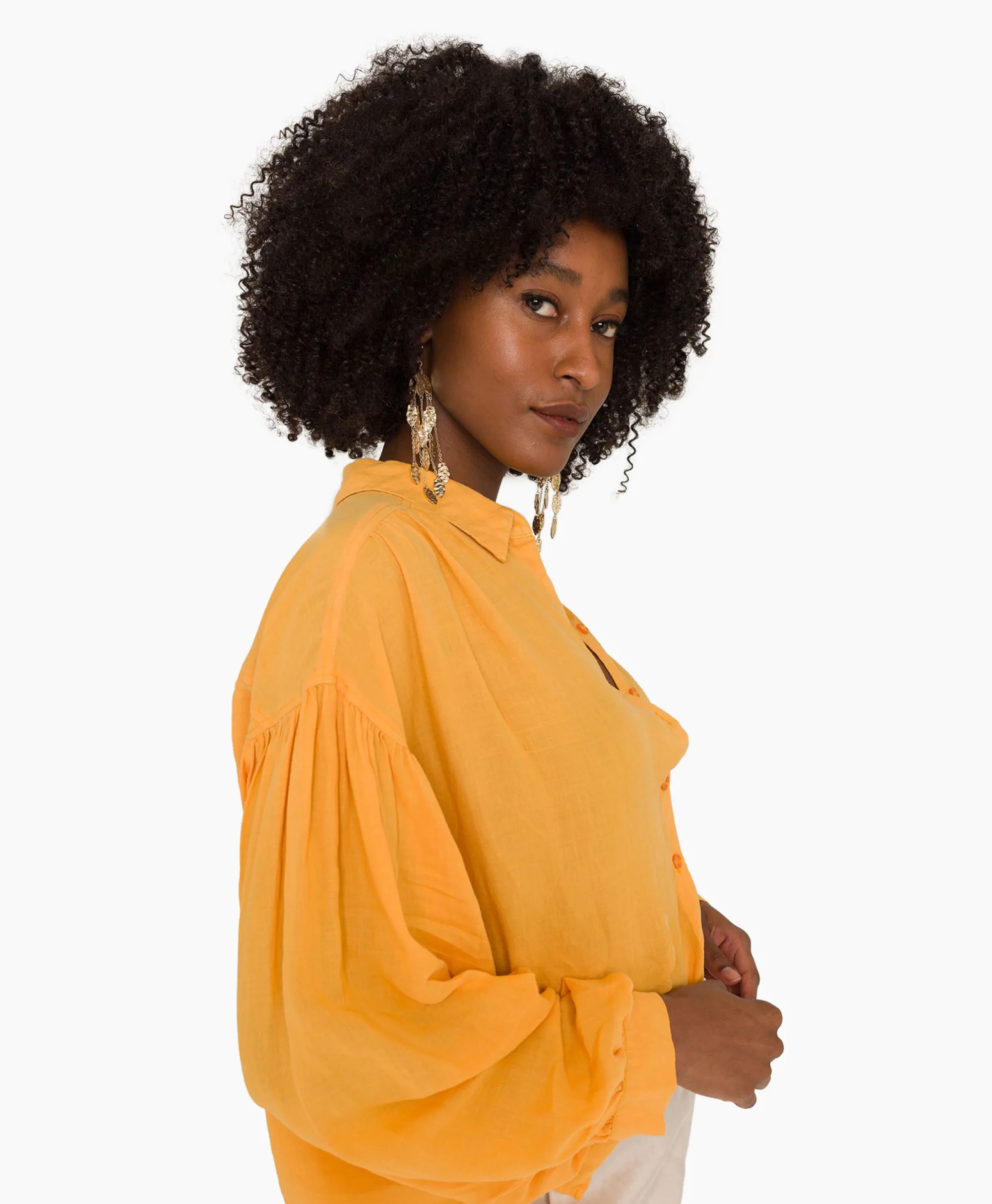 New Blouse 17A05-03268-1 Oranje Dames T-Shirts & Tops