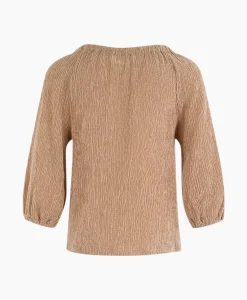 Anna Van Toor Blouse 26A05-03373 Zand*Dames T-Shirts & Tops