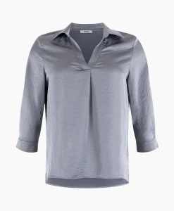 Blouse 32A05-03274 Zilver Dames Blouses