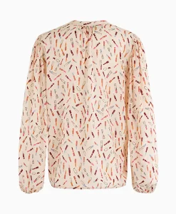 Sale Blouse 74A05-03220A Rood Dames Blouses