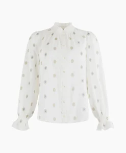 Best Blouse 17A05-03172B-1 Off White Dames Blouses