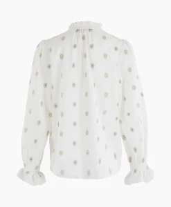 Best Blouse 17A05-03172B-1 Off White Dames Blouses