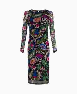 Anna Van Toor Jurk 26A06-03636 Zwart*Dames Jurken