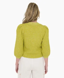 Clearance Pullover 34A09-02850 Groen Dames Truien
