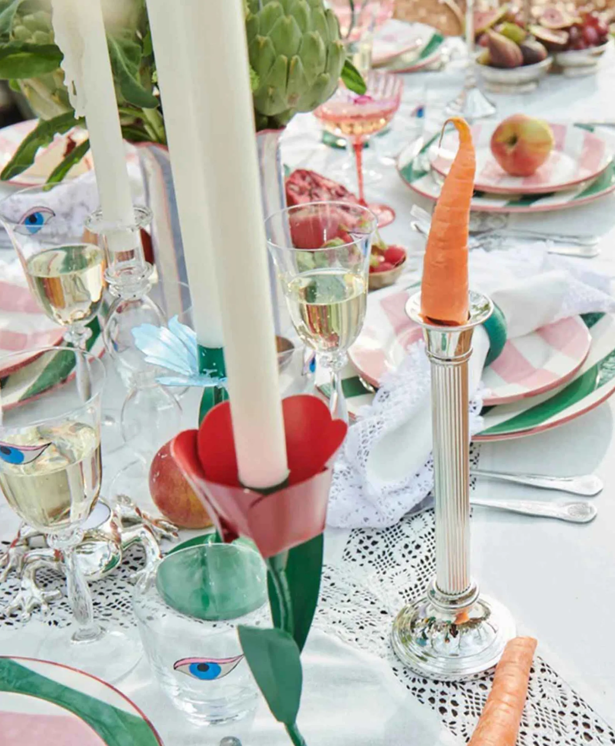 Accessoires Column Candle Holder Brons Lifestyle Lifestyle