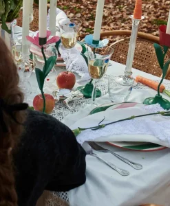 Accessoires Column Candle Holder Brons Lifestyle Lifestyle