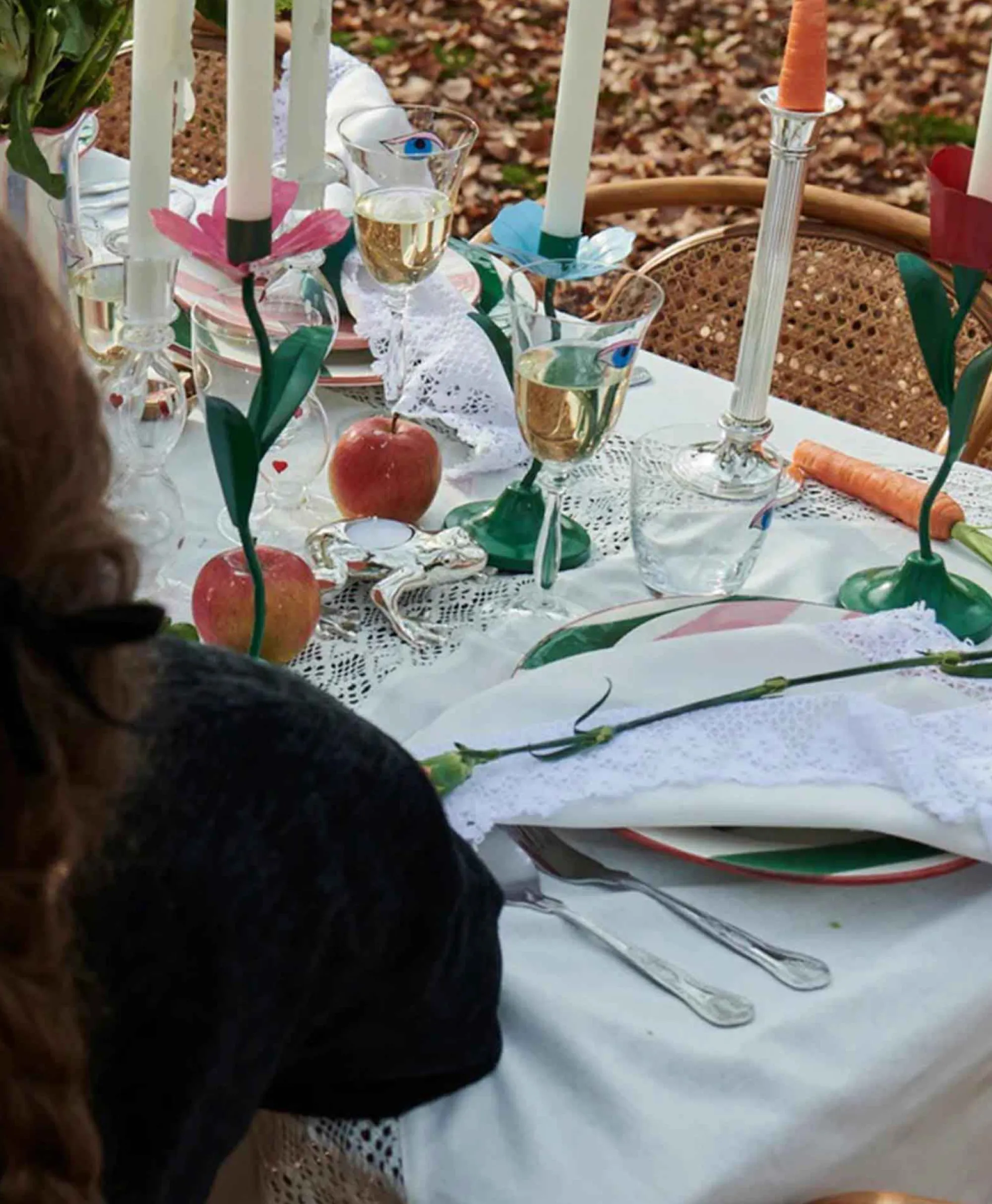 Accessoires Column Candle Holder Brons Lifestyle Lifestyle