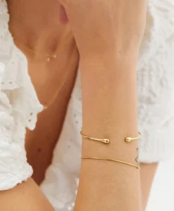 Anna+nina Armband Drop Cuff Goud*Dames Sieraden