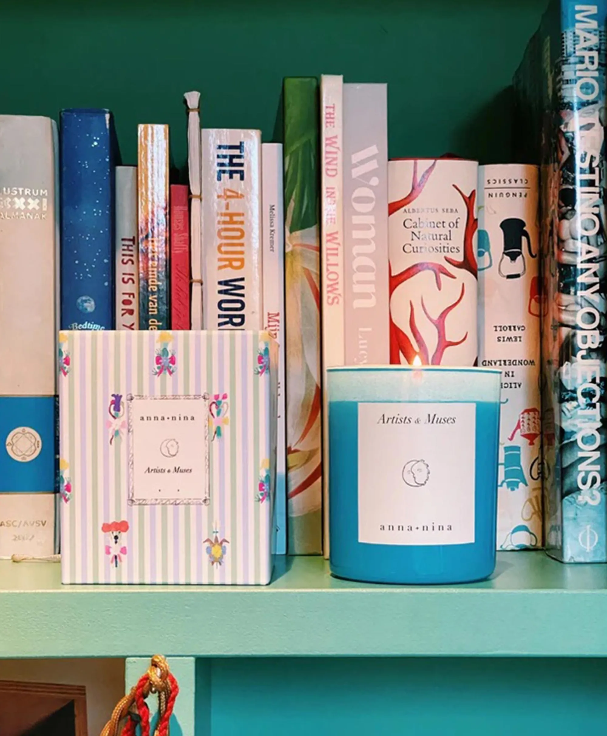 New Kaars Artists And Muses Scented Candle Blauw Lifestyle Lifestyle