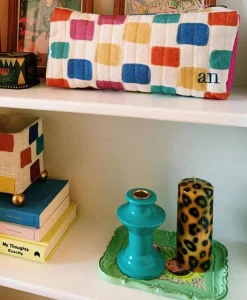 Discount Kaars Small Leopard Print Pillar Candle Bruin Lifestyle Lifestyle