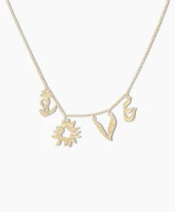 New Ketting Bonfire Choker Goud Dames Sieraden