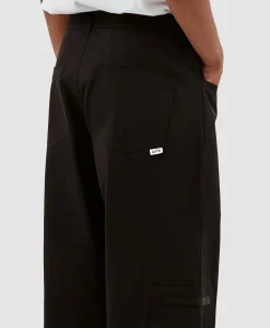 Clearance Broek Nylon Double Knee Pocket Zwart Heren Broeken