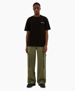 Discount Broek Oversize 3D Pocket Donker Groen Heren Broeken