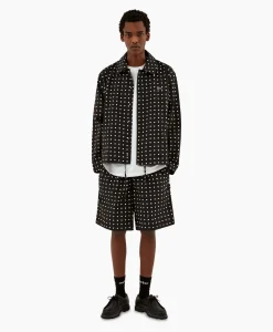 Online Korte Broek Heat Print Zwart Heren Broeken