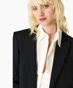 Ba&Sh Blazer Payne Blauw Dames Blazers