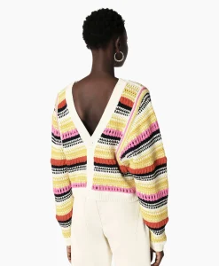 Best Ba&Sh Gebreide Trui Romy Geel Dames Truien