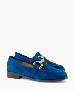 Bibi Lou Loafer Suede Blauw*Dames Instappers