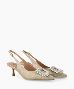 Discount Pump Bliss 55 Goud Dames Pumps