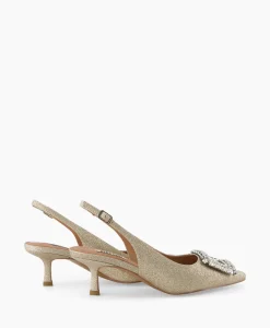 Discount Pump Bliss 55 Goud Dames Pumps