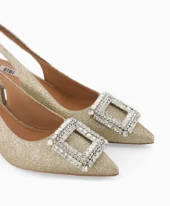 Discount Pump Bliss 55 Goud Dames Pumps