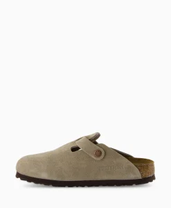 Birkenstock Instapper Boston Sfb Taupe*Heren Instappers