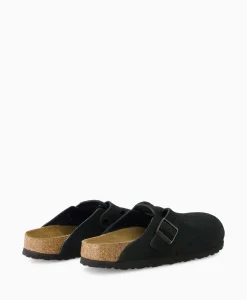 Birkenstock Instapper Boston Sfb Zwart*Heren Instappers