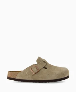 Birkenstock Instapper Boston Sfb Taupe*Heren Instappers