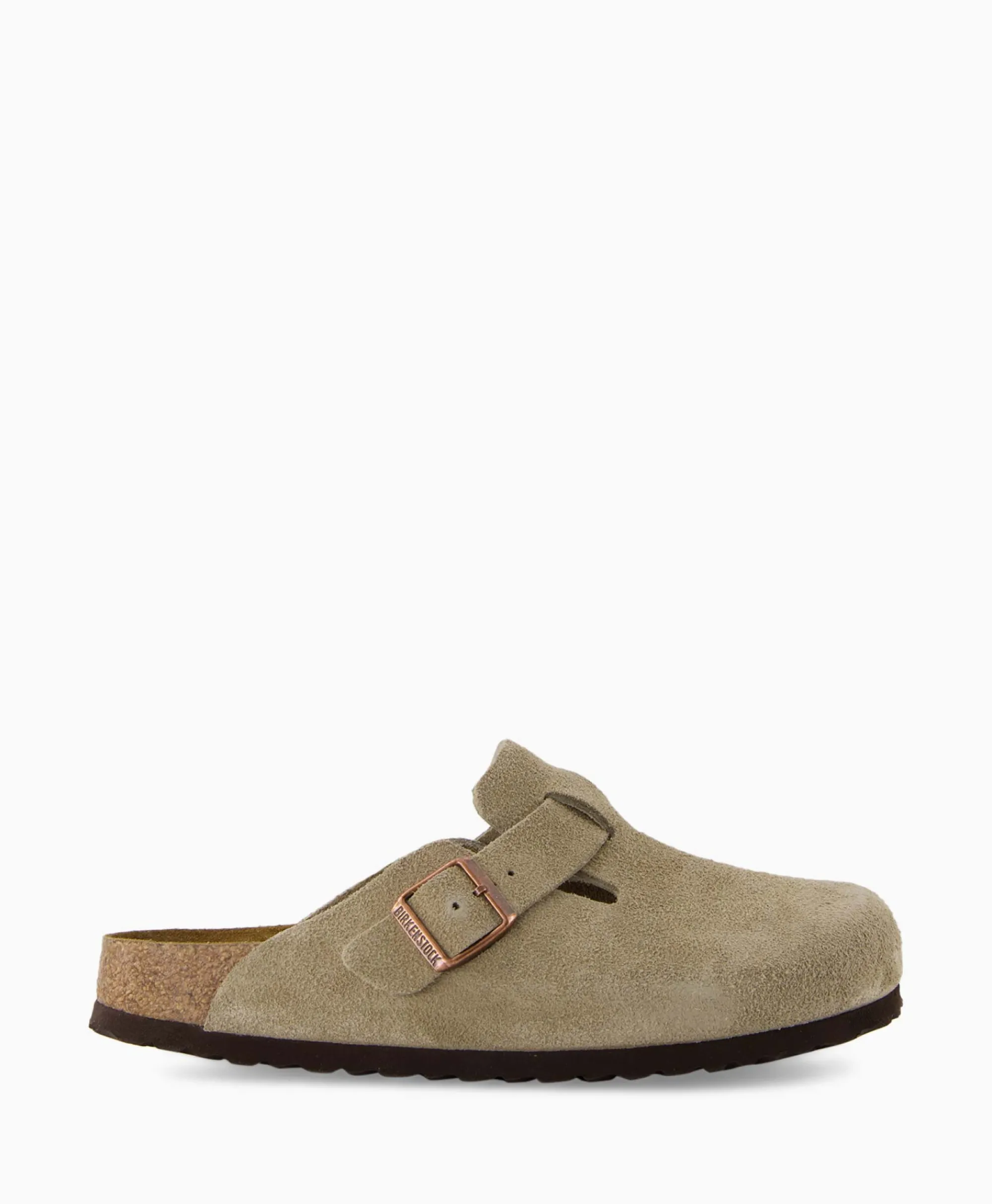 Birkenstock Instapper Boston Sfb Taupe*Heren Instappers