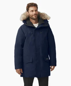 Outlet Gewatteerde Jas Langford Parka Blauw Heren Jassen