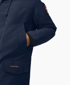 Outlet Gewatteerde Jas Langford Parka Blauw Heren Jassen