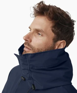 Outlet Gewatteerde Jas Langford Parka Blauw Heren Jassen