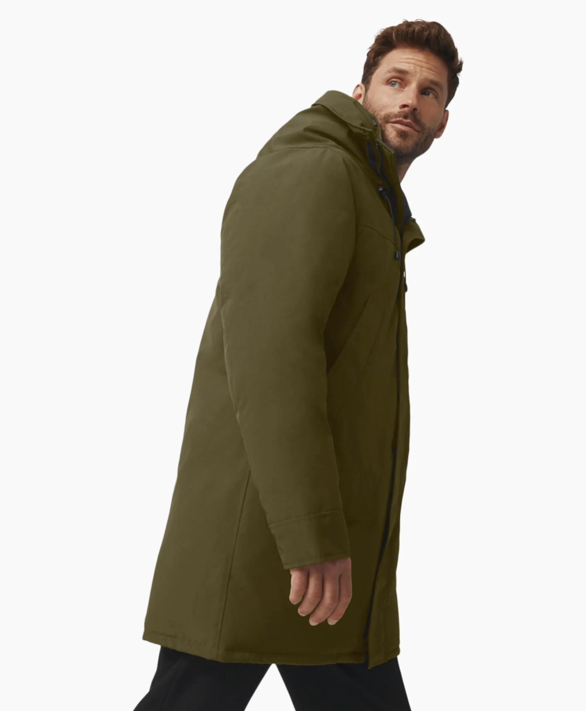 Sale Gewatteerde Jas Langford Parka Donker Groen Heren Jassen