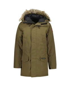 Sale Gewatteerde Jas Langford Parka Donker Groen Heren Jassen